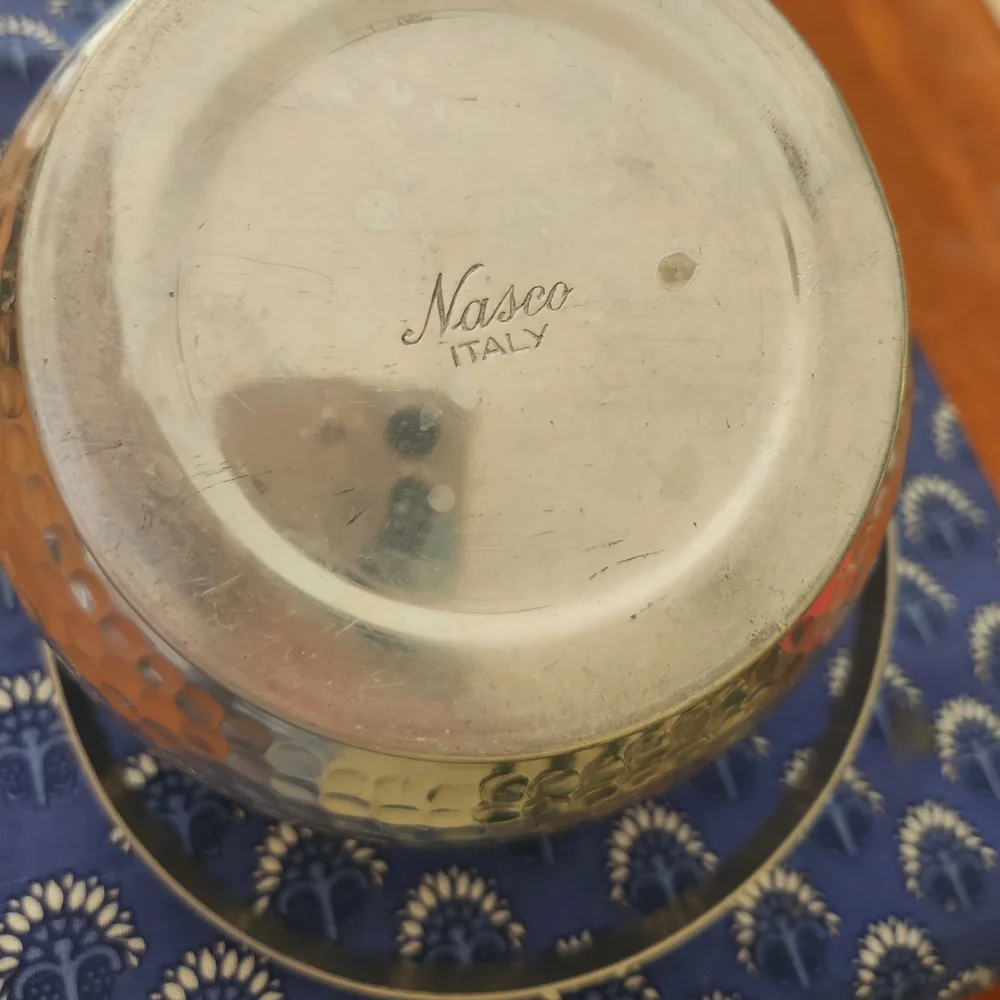 Hammered Silver Bowl